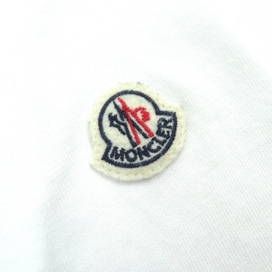MONCLER Short sleeve T-shirt E20918048350 Main: 100% cotton White Gray Red MAGLIA T-SHIRTS mens S Used Authentic