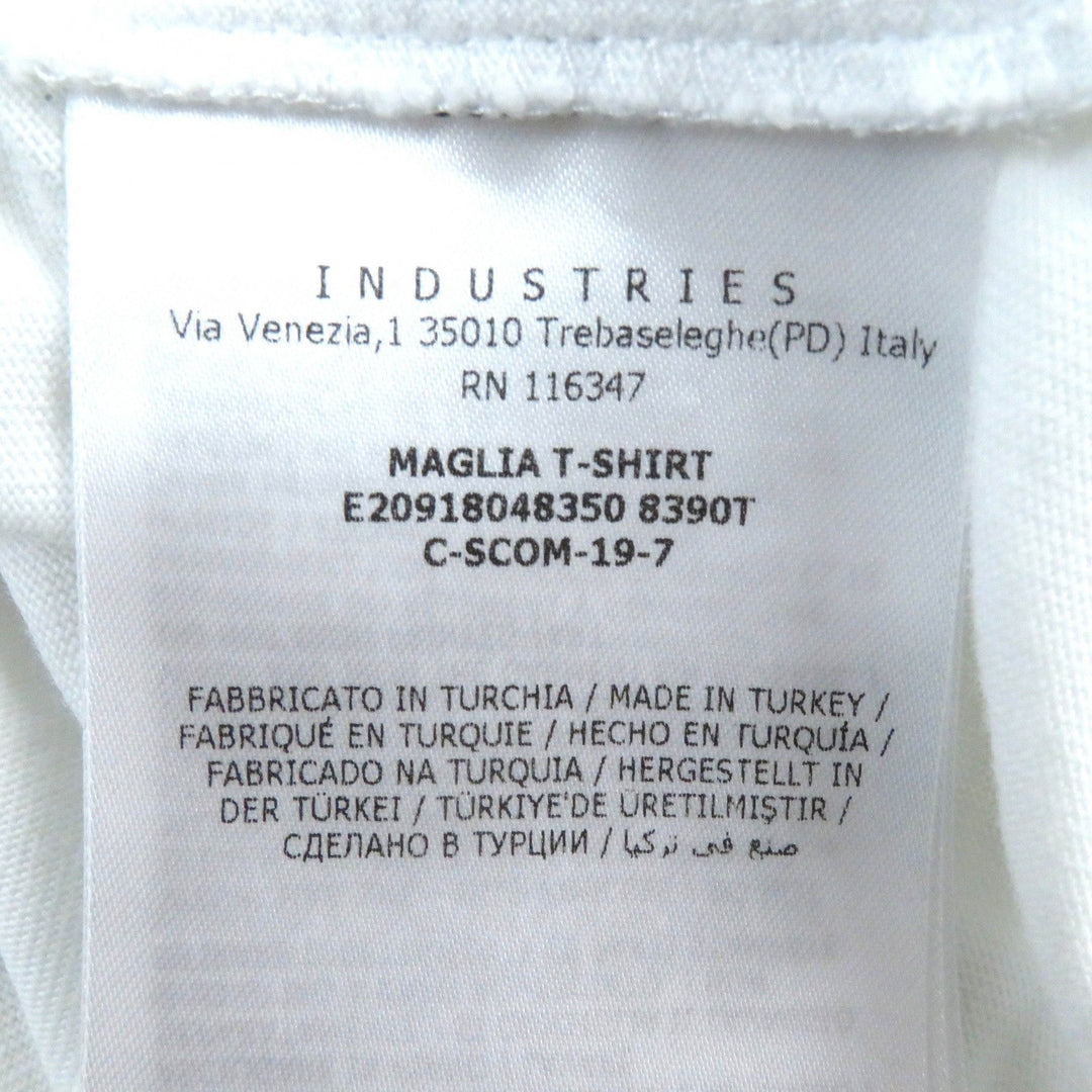 MONCLER Short sleeve T-shirt E20918048350 Main: 100% cotton White Gray Red MAGLIA T-SHIRTS mens S Used Authentic