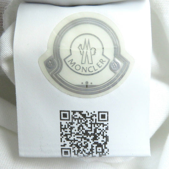 MONCLER Short sleeve T-shirt E20918048350 Main: 100% cotton White Gray Red MAGLIA T-SHIRTS mens S Used Authentic