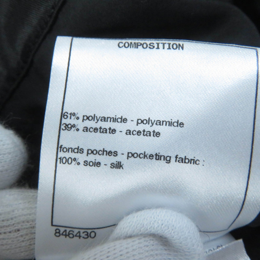 CHANEL Shorts P70669 V62116 Main: 61% polyamide (nylon), Main: 39% acetate, Part: 100% silk black Women 40 Used Authentic