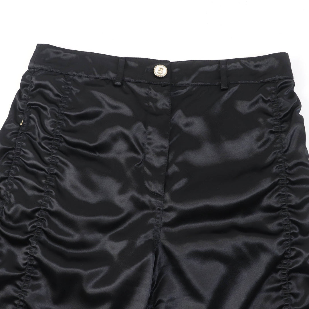 CHANEL Shorts P70669 V62116 Main: 61% polyamide (nylon), Main: 39% acetate, Part: 100% silk black Women 40 Used Authentic