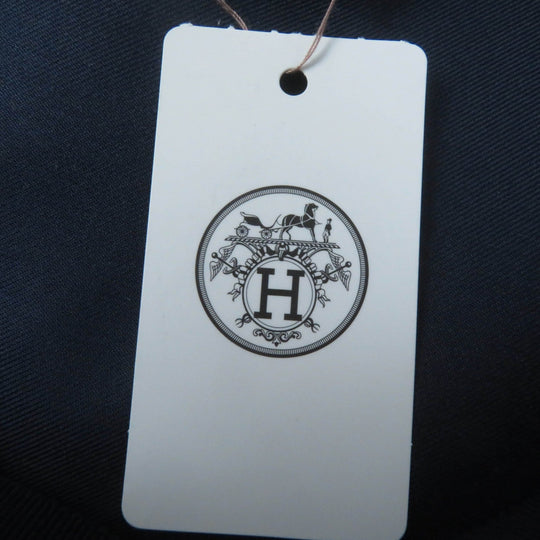 HERMES Casquette Main: 98% cotton, Main: 2% polyurethane, Lining: 56% cotton, Lining: 46% silk, Lining trim: 56% cotton, 44% rayon white Vauban Women Used Authentic