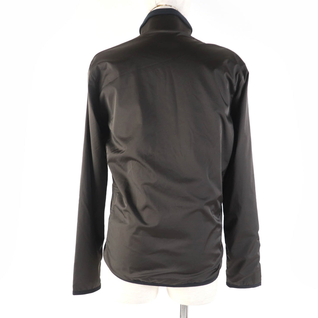 HERMES Jacket Main: 92% nylon, Main: 8% polyurethane, Lining: 92% polyester, Lining: 8% polyurethane Dark brown Women L Used Authentic