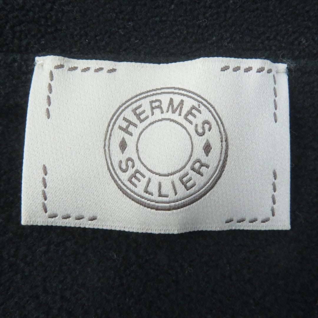 HERMES Jacket Main: 92% nylon, Main: 8% polyurethane, Lining: 92% polyester, Lining: 8% polyurethane Dark brown Women L Used Authentic