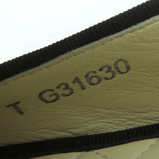 CHANEL Leather shoes 16P G31630 Main: Leather White black Women 35 Used Authentic
