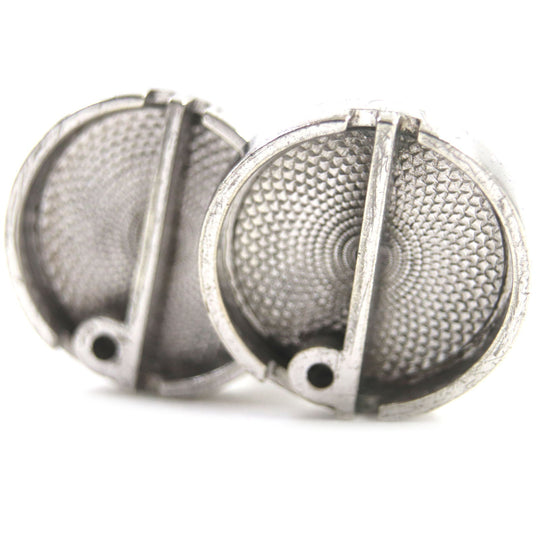 Dunhill cuffs Main�FSV925 Silver mens Used Authentic