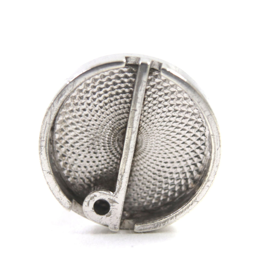 Dunhill cuffs Main�FSV925 Silver mens Used Authentic