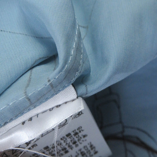 HERMES Long sleeve shirt Main: 100% cotton Ciel Couvel Selles en Fragments Finesse mens 44 Used Authentic