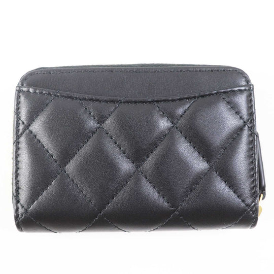 CHANEL Coin case AP0216 NXCG9N2 Main: Lamb leather black Matrasse Classic zip coin purse Women Used Authentic