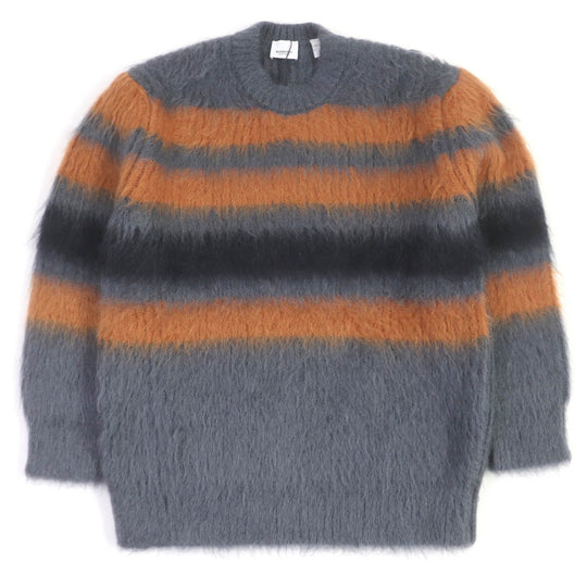 BURBERRY sweater 8037217 Main: 67% mohair, Main: 33% silk gray mens XS Used Authentic