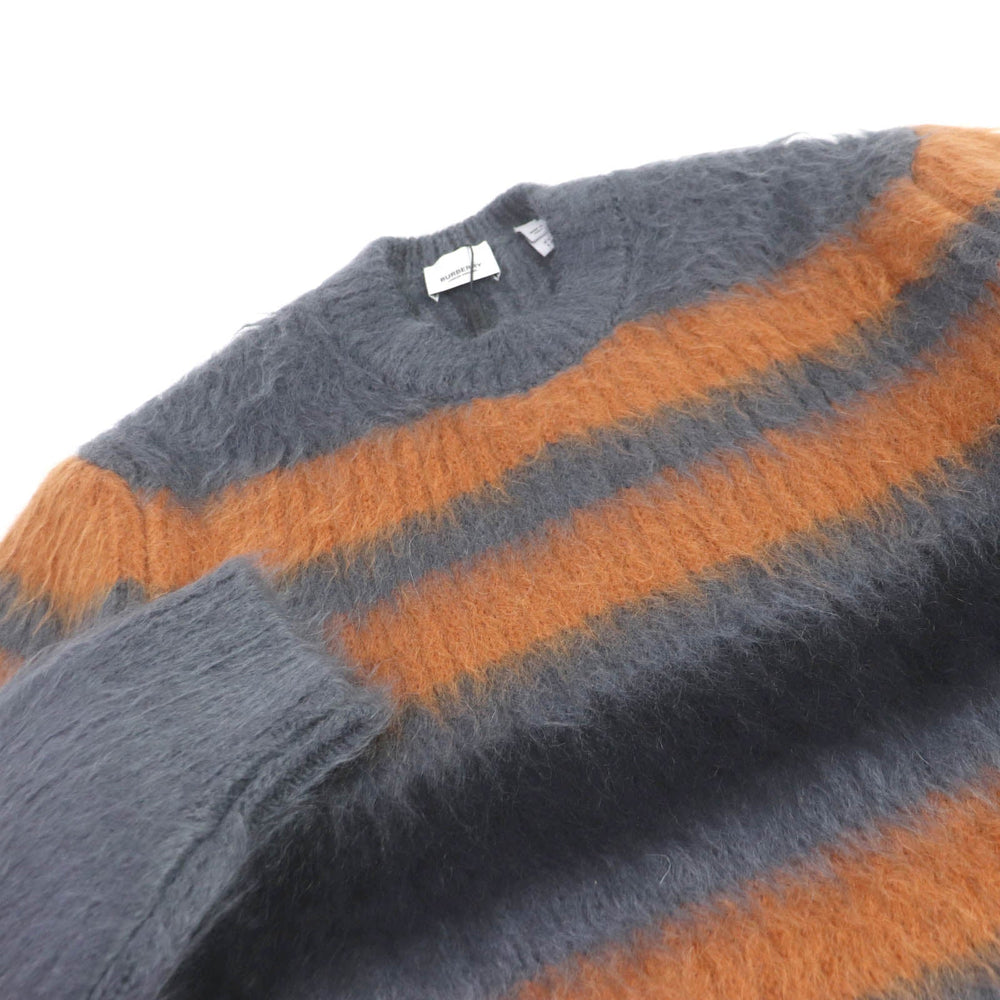 BURBERRY sweater 8037217 Main: 67% mohair, Main: 33% silk gray mens XS Used Authentic