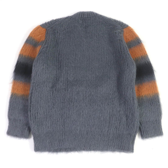 BURBERRY sweater 8037217 Main: 67% mohair, Main: 33% silk gray mens XS Used Authentic