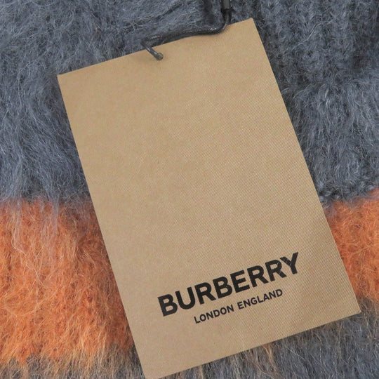 BURBERRY sweater 8037217 Main: 67% mohair, Main: 33% silk gray mens XS Used Authentic