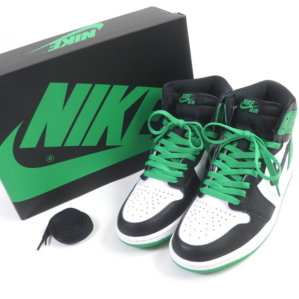 NIKE High cut sneakers DZ5485-031 Main: Leather Black Lucky Green AIR JORDAN 1 RETRO HIGH OG CELTICS mens 27 Used Authentic