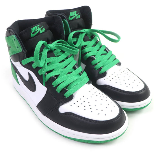 NIKE High cut sneakers DZ5485-031 Main: Leather Black Lucky Green AIR JORDAN 1 RETRO HIGH OG CELTICS mens 27 Used Authentic