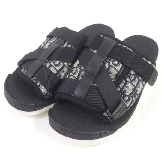 Dior HOMME Sandals 3SA081YXV Part: Leather black Alpha mens 40 Used Authentic