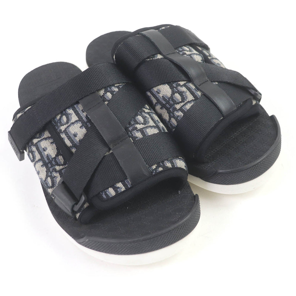 Dior HOMME Sandals 3SA081YXV Part: Leather black Alpha mens 40 Used Authentic