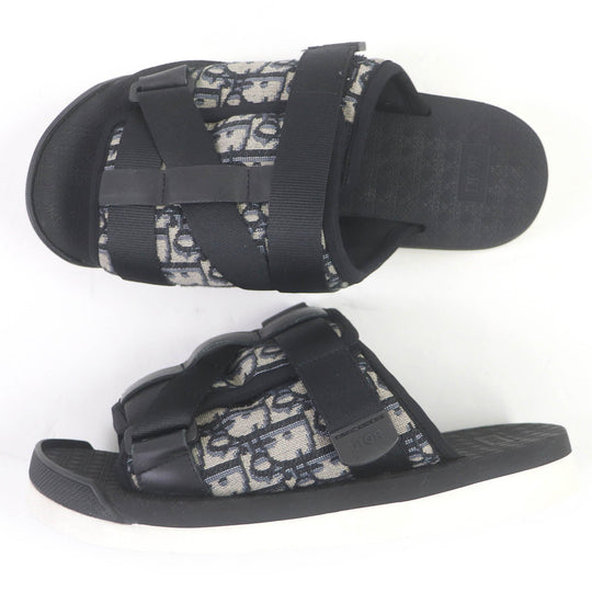 Dior HOMME Sandals 3SA081YXV Part: Leather black Alpha mens 40 Used Authentic