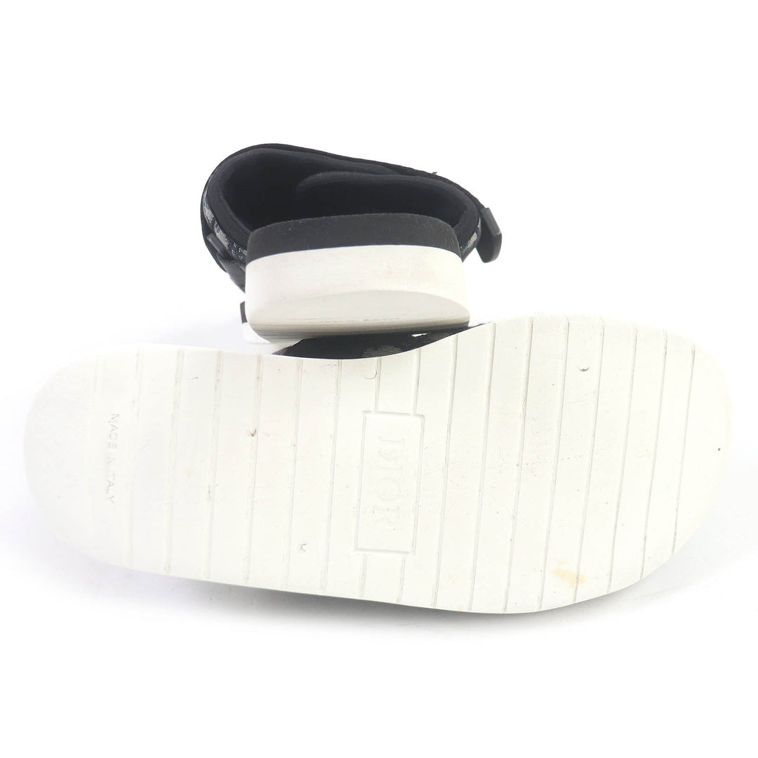Dior HOMME Sandals 3SA081YXV Part: Leather black Alpha mens 40 Used Authentic