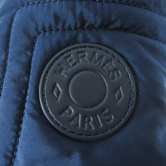 HERMES short boots Leather Parachute Fabric Marin fresh Women 39 Used Authentic