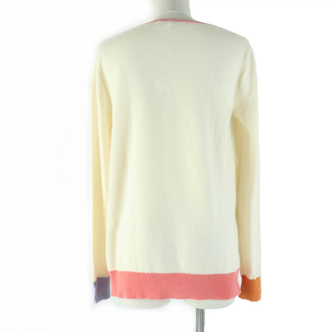 Loro Piana knit FAF6432 Main: 100% cashmere beige Women 40 Used Authentic