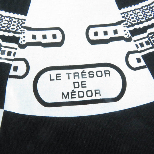 HERMES one piece 2H4511DU Main: 100% cotton black Le Tresor de Medor Women 34 Used Authentic