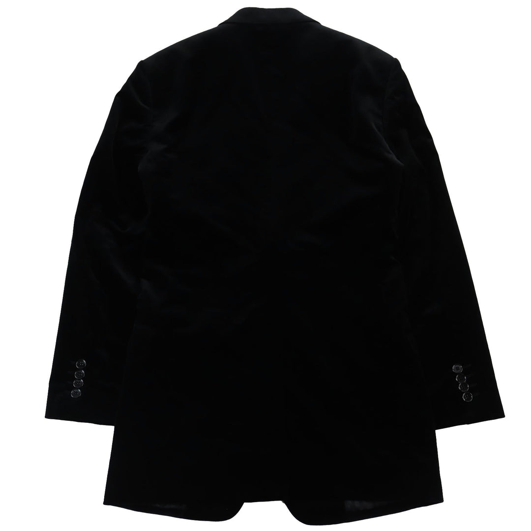 DOLCE&GABBANA tailored jacket Outer: 100% cotton, Lining: 60% acetate, Lining: 40% viscose (rayon) black mens 44 Used Authentic