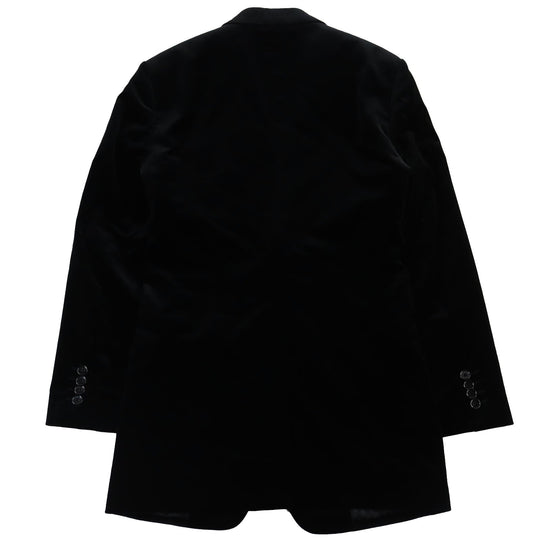 DOLCE&GABBANA tailored jacket Outer: 100% cotton, Lining: 60% acetate, Lining: 40% viscose (rayon) black mens 44 Used Authentic