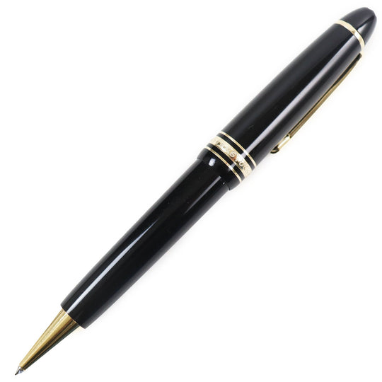 MONTBLANC Ballpoint pen Resin, Gold Plated Black gold Meisterstckle Grand mens(Unisex) Used Authentic