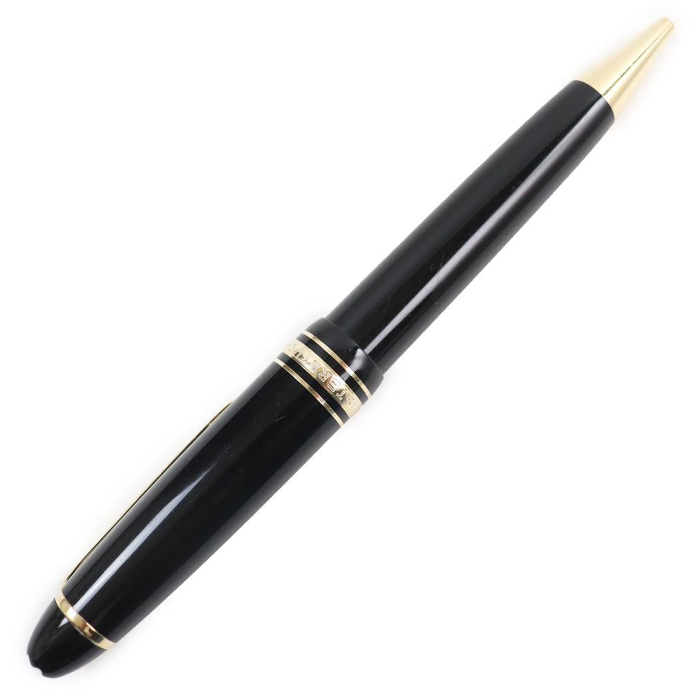 MONTBLANC Ballpoint pen Resin, Gold Plated Black gold Meisterstckle Grand mens(Unisex) Used Authentic