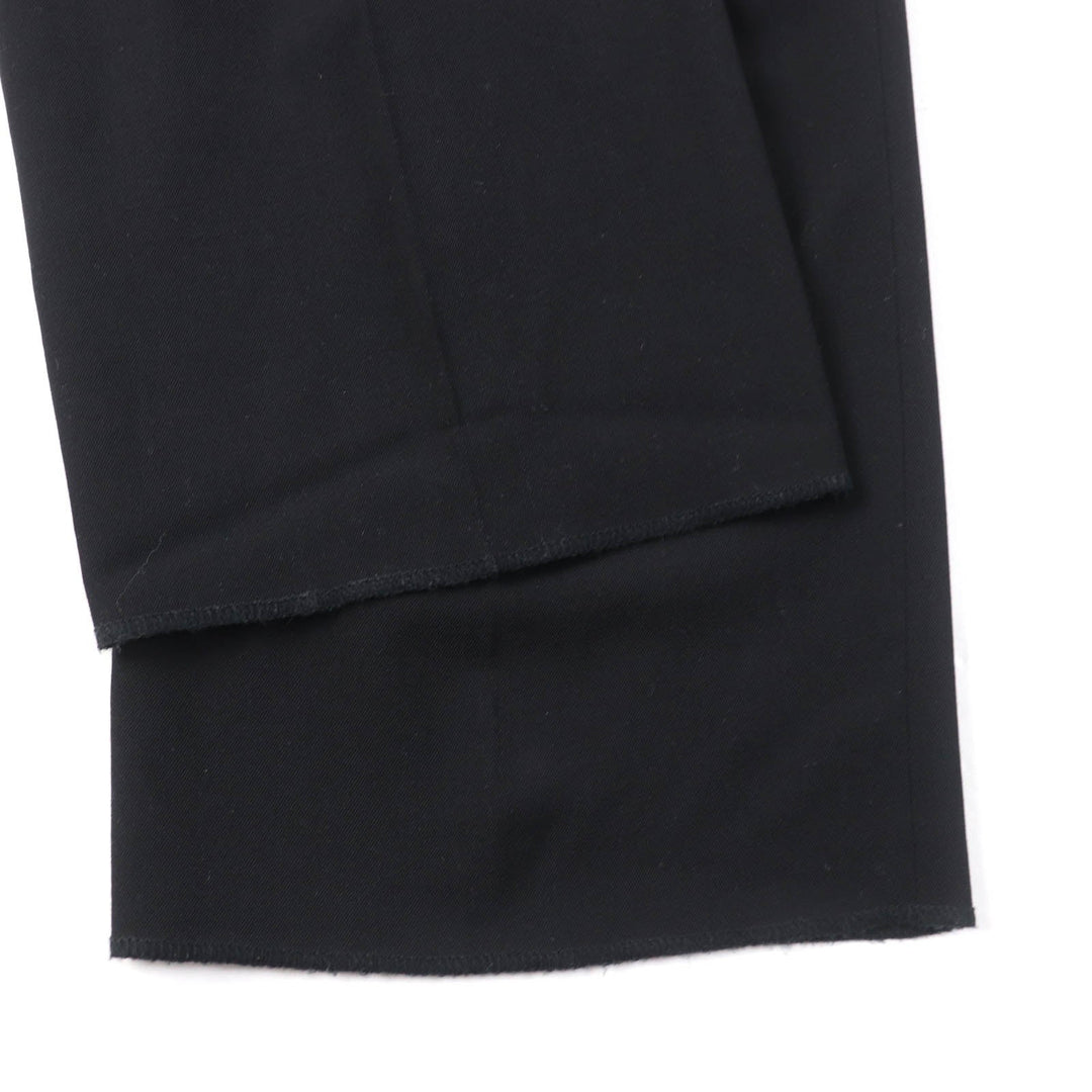 GUCCI Pants Main: 95% wool, Main: 5% polyurethane, Lining: 100% rayon, Part: leather black Women 38 Used Authentic