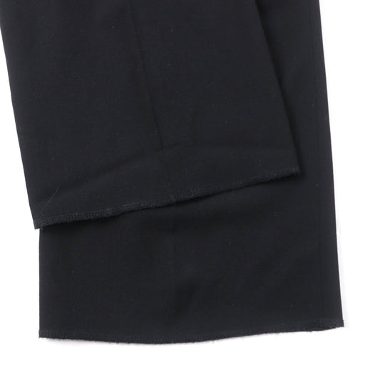 GUCCI Pants Main: 95% wool, Main: 5% polyurethane, Lining: 100% rayon, Part: leather black Women 38 Used Authentic