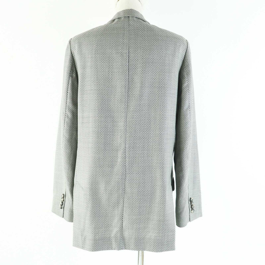 HERMES Jacket Outer: 90% wool, Outer: 10% silk, Lining: 100% silk Black beige Margiela period Women 38 Used Authentic