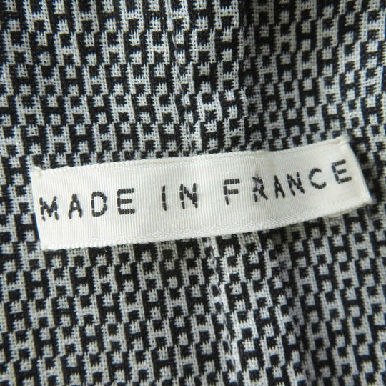HERMES Jacket Outer: 90% wool, Outer: 10% silk, Lining: 100% silk Black beige Margiela period Women 38 Used Authentic