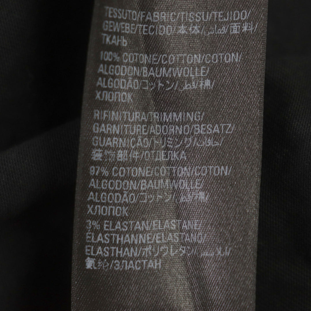 BALENCIAGA Short sleeve T-shirt 651795 Main: 100% cotton, Trimming: 97% cotton, 3% polyurethane black mens XXS Used Authentic