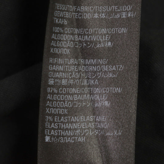BALENCIAGA Short sleeve T-shirt 651795 Main: 100% cotton, Trimming: 97% cotton, 3% polyurethane black mens XXS Used Authentic