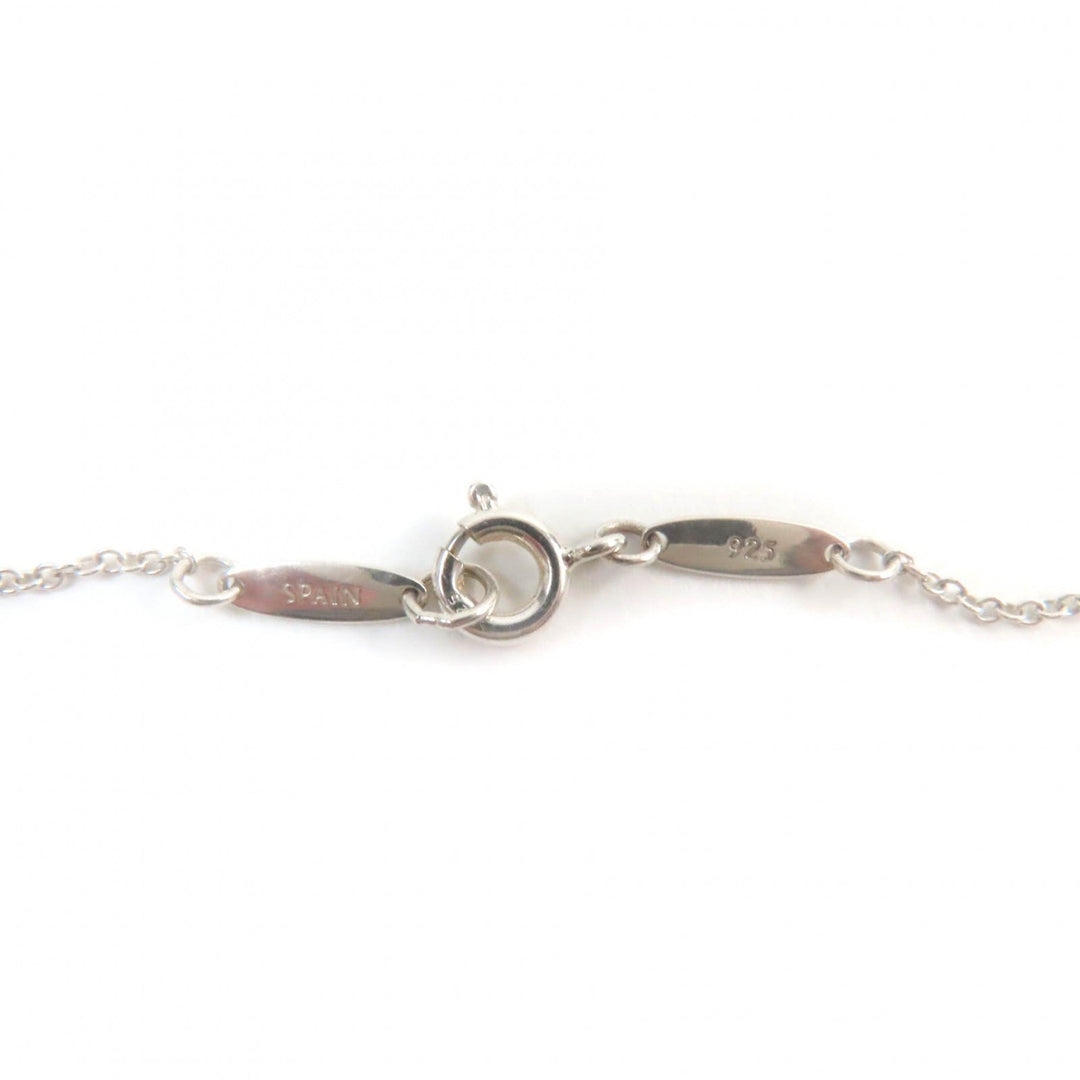 TIFFANY&Co. Necklace Main�FSV925 Silver Elsa Peretti Open Heart Pendant Women Used Authentic