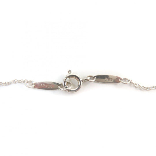 TIFFANY&Co. Necklace Main�FSV925 Silver Elsa Peretti Open Heart Pendant Women Used Authentic