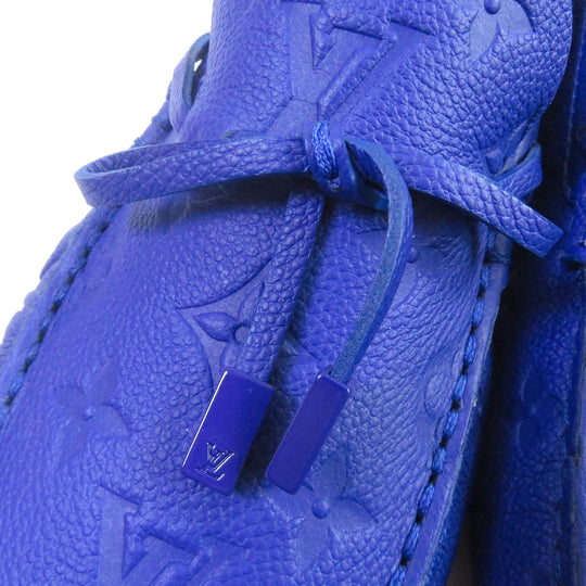 LOUIS VUITTON loafers 1AAQ02 Main: Leather blue Driving shoes slip-on Driver Line mens 7 1/2 Used Authentic