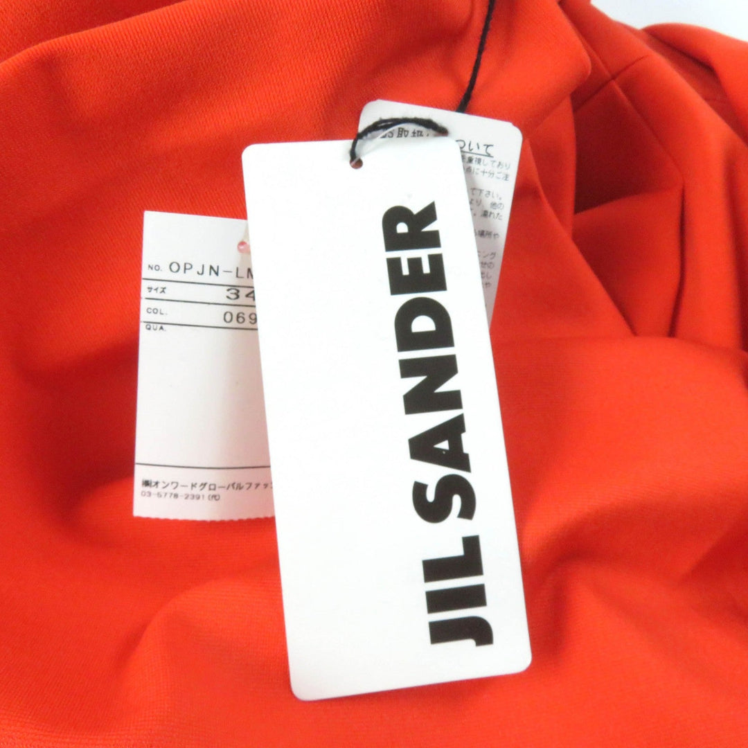 JIL SANDER one piece Main: 67% rayon, 26% nylon, 7% polyurethane Orange Women 34 Used Authentic