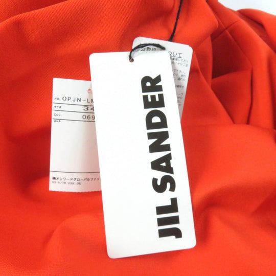 JIL SANDER one piece Main: 67% rayon, 26% nylon, 7% polyurethane Orange Women 34 Used Authentic