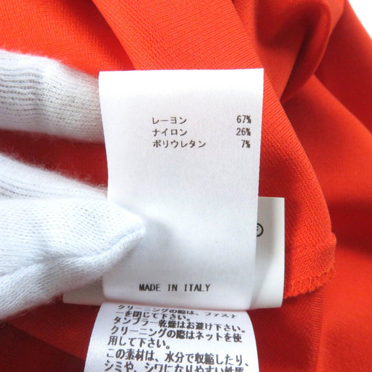 JIL SANDER one piece Main: 67% rayon, 26% nylon, 7% polyurethane Orange Women 34 Used Authentic