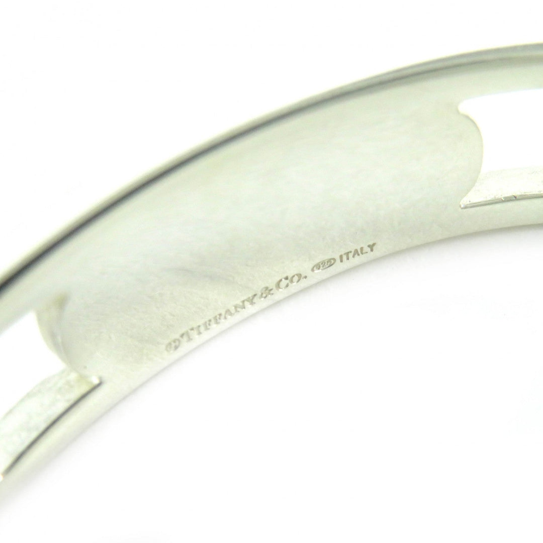 TIFFANY&Co. bracelet 1837 Main�FSV925 Silver Narrow Open Bangle mens Used Authentic