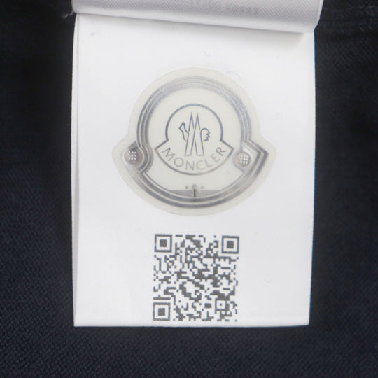MONCLER knit Main: 100% wool, Other fabric: 100% rayon Navy GIROCOLLO TRICOT mens M Used Authentic