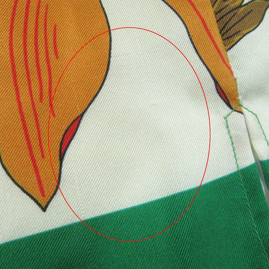 GUCCI blouse 613002 Main: 100% silk Multi Women 44 Used Authentic