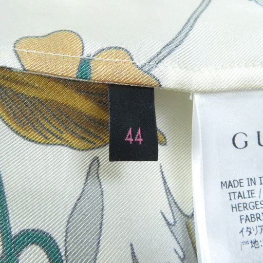 GUCCI blouse 613002 Main: 100% silk Multi Women 44 Used Authentic