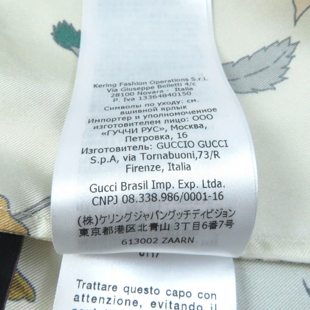 GUCCI blouse 613002 Main: 100% silk Multi Women 44 Used Authentic