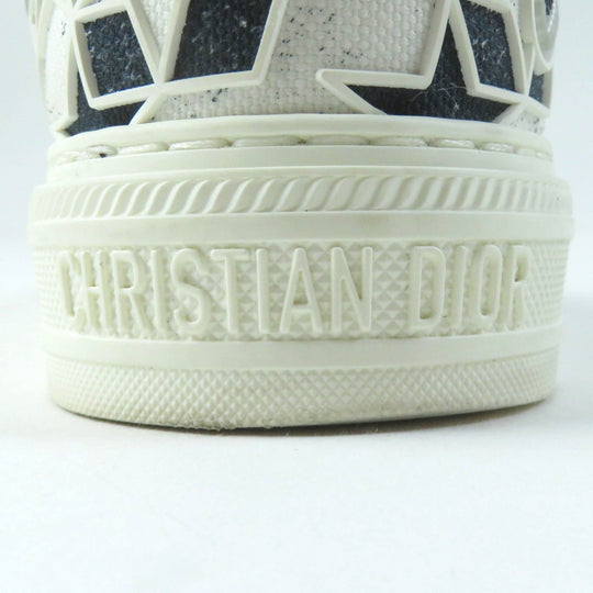 Christian Dior High cut sneakers Main: Canvas Leather White navy Walk N Dior Star Women 36 Used Authentic