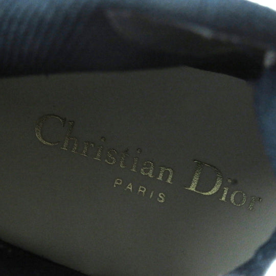 Christian Dior High cut sneakers Main: Canvas Leather White navy Walk N Dior Star Women 36 Used Authentic
