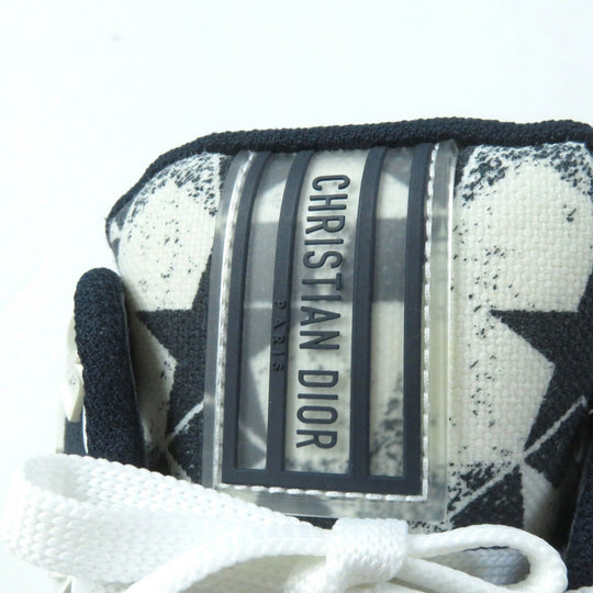 Christian Dior High cut sneakers Main: Canvas Leather White navy Walk N Dior Star Women 36 Used Authentic